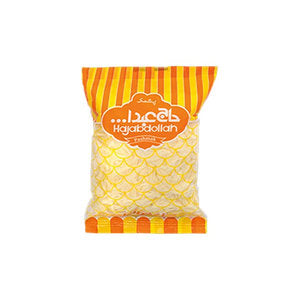 حلوى قطنية ناعمة بنكهة زعفران 180 جرام حلوى قطنية ناعمة بنكهة زعفران 180 جرام